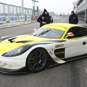Ginetta-Test am Slovakiaring