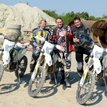 Spaß im Steinbruch